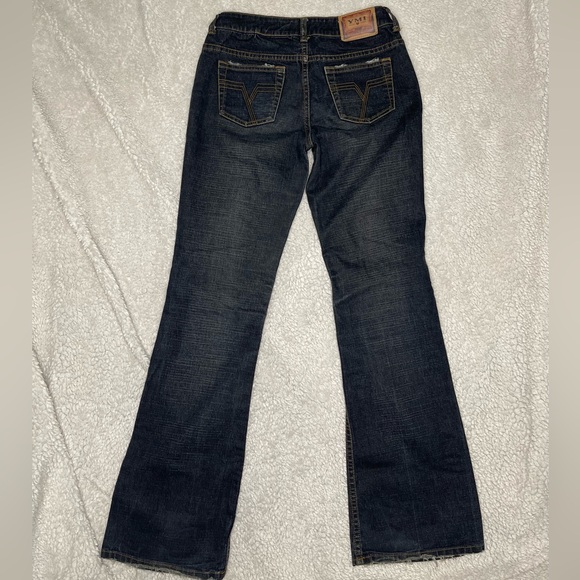 Y2K dark blue  boot cut jeans - Picture 5 of 6